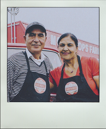 The owners of Mom and Pop's Farm Market, Paul and Sarbjit Uppal.